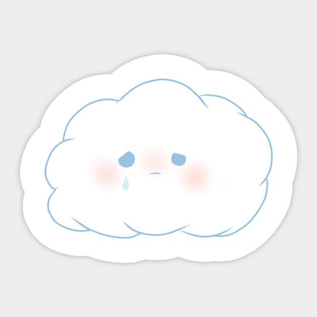 •Lazy Cloudy• Sticker by Janey_Artist_